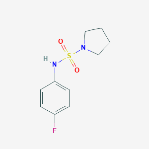 N-(4-fluorophenyl)-1-pyrrolidinesulfonamide