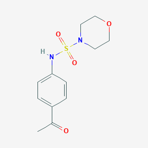 molecular formula C12H16N2O4S B497061 N-(4-乙酰苯基)吗啉-4-磺酰胺 CAS No. 382652-39-3