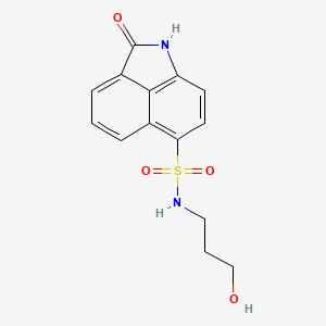 N-(3-hydroxypropyl)-2-oxo-1,2-dihydrobenzo[cd]indole-6-sulfonamide