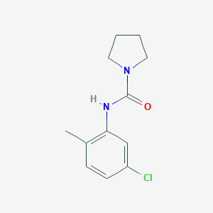 N-(5-chloro-2-methylphenyl)-1-pyrrolidinecarboxamide