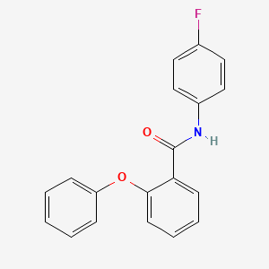 molecular formula C19H14FNO2 B4970650 N-(4-fluorophenyl)-2-phenoxybenzamide 