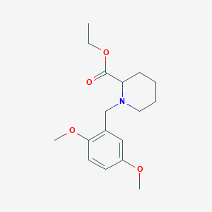 ethyl 1-(2,5-dimethoxybenzyl)-2-piperidinecarboxylate