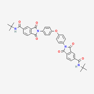 molecular formula C38H34N4O7 B4970703 2,2'-(oxydi-4,1-phenylene)bis[N-(tert-butyl)-1,3-dioxo-5-isoindolinecarboxamide] 
