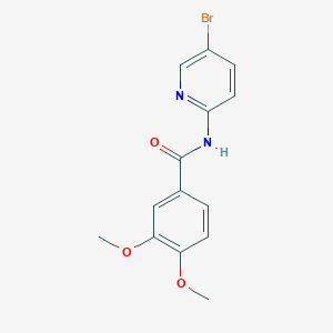 N-(5-bromo-2-pyridinyl)-3,4-dimethoxybenzamide