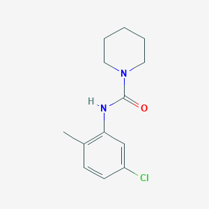 molecular formula C13H17ClN2O B497072 N-(5-chloro-2-methylphenyl)piperidine-1-carboxamide CAS No. 196878-77-0