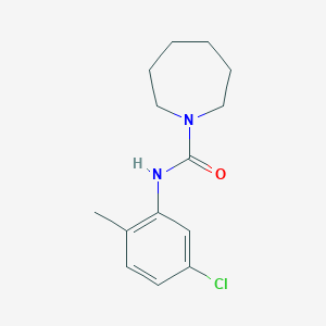 molecular formula C14H19ClN2O B497074 N-(5-chloro-2-methylphenyl)-1-azepanecarboxamide 