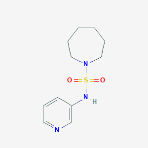 molecular formula C11H17N3O2S B497075 N-pyridin-3-ylazepane-1-sulfonamide CAS No. 838874-74-1