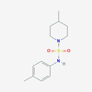 molecular formula C13H20N2O2S B497077 4-methyl-N-(4-methylphenyl)-1-piperidinesulfonamide CAS No. 927639-50-7