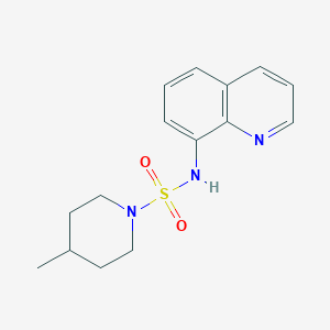 4-methyl-N-(8-quinolinyl)-1-piperidinesulfonamide