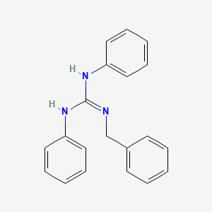 molecular formula C20H19N3 B4970818 N-benzyl-N',N''-diphenylguanidine 