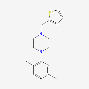 1-(2,5-dimethylphenyl)-4-(2-thienylmethyl)piperazine