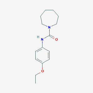 molecular formula C15H22N2O2 B497087 N-(4-ethoxyphenyl)azepane-1-carboxamide CAS No. 838898-79-6