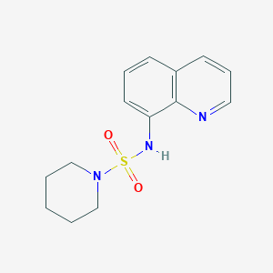 molecular formula C14H17N3O2S B497089 N-(8-quinolinyl)-1-piperidinesulfonamide CAS No. 927639-56-3