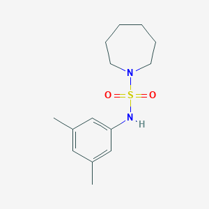 molecular formula C14H22N2O2S B497090 N-(3,5-dimethylphenyl)azepane-1-sulfonamide CAS No. 890593-78-9