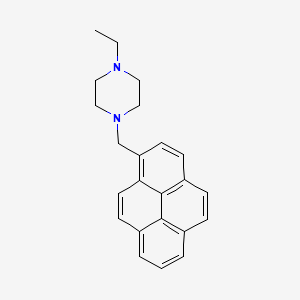 1-ethyl-4-(1-pyrenylmethyl)piperazine