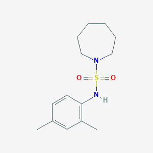 molecular formula C14H22N2O2S B497095 N-(2,4-二甲基苯基)氮杂环己烷-1-磺酰胺 CAS No. 890593-81-4