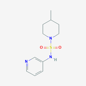 molecular formula C11H17N3O2S B497100 4-methyl-N-pyridin-3-ylpiperidine-1-sulfonamide CAS No. 898633-69-7