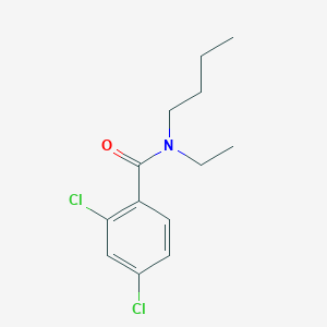 molecular formula C13H17Cl2NO B4971005 N-butyl-2,4-dichloro-N-ethylbenzamide 