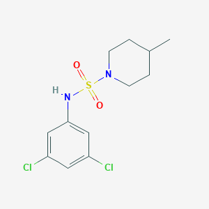 molecular formula C12H16Cl2N2O2S B497101 N-(3,5-dichlorophenyl)-4-methyl-1-piperidinesulfonamide CAS No. 890599-21-0