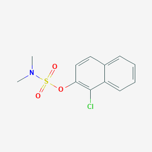 molecular formula C12H12ClNO3S B497121 1-Chloro-2-naphthyl dimethylsulfamate 