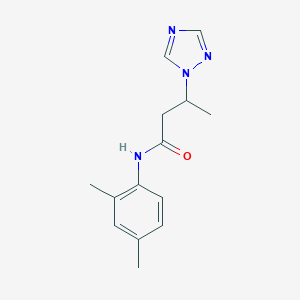 N-(2,4-dimethylphenyl)-3-(1H-1,2,4-triazol-1-yl)butanamide
