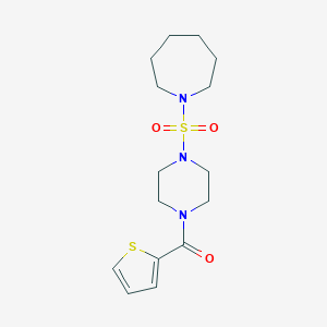 1-{[4-(2-Thienylcarbonyl)-1-piperazinyl]sulfonyl}azepane