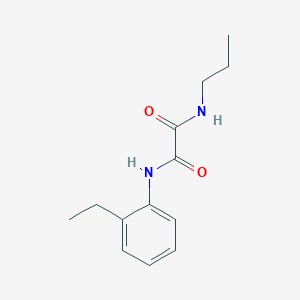 molecular formula C13H18N2O2 B4971419 N-(2-ethylphenyl)-N'-propylethanediamide 