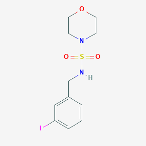 N-[(3-iodophenyl)methyl]morpholine-4-sulfonamide