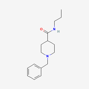 molecular formula C16H24N2O B4971429 1-benzyl-N-propyl-4-piperidinecarboxamide 