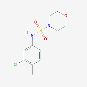 molecular formula C11H15ClN2O3S B497148 N-(3-chloro-4-methylphenyl)morpholine-4-sulfonamide CAS No. 838869-73-1