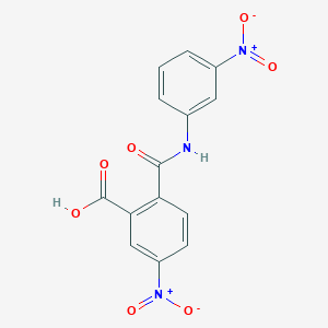5-nitro-2-{[(3-nitrophenyl)amino]carbonyl}benzoic acid