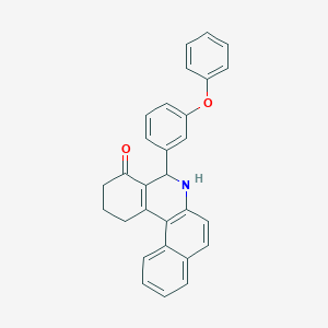 5-(3-phenoxyphenyl)-2,3,5,6-tetrahydrobenzo[a]phenanthridin-4(1H)-one