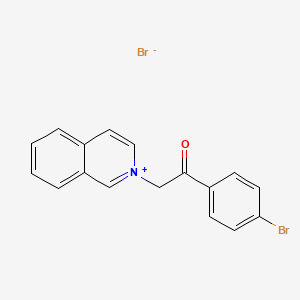 2-[2-(4-bromophenyl)-2-oxoethyl]isoquinolinium bromide