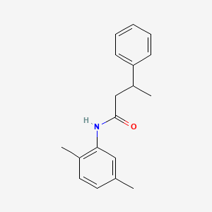 molecular formula C18H21NO B4971918 N-(2,5-dimethylphenyl)-3-phenylbutanamide 