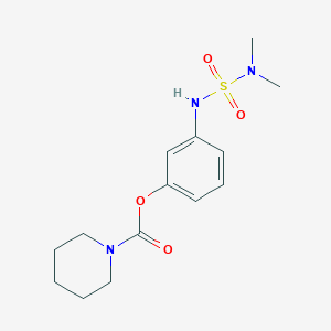 3-[(Dimethylsulfamoyl)amino]phenyl piperidine-1-carboxylate