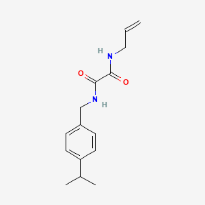 molecular formula C15H20N2O2 B4971987 N-allyl-N'-(4-isopropylbenzyl)ethanediamide 