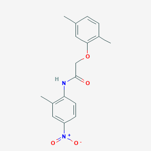 2-(2,5-dimethylphenoxy)-N-(2-methyl-4-nitrophenyl)acetamide