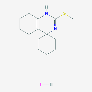 molecular formula C14H23IN2S B4972031 2'-(methylthio)-5',6',7',8'-tetrahydro-3'H-spiro[cyclohexane-1,4'-quinazoline] hydroiodide 