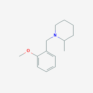 molecular formula C14H21NO B4972060 1-(2-methoxybenzyl)-2-methylpiperidine 