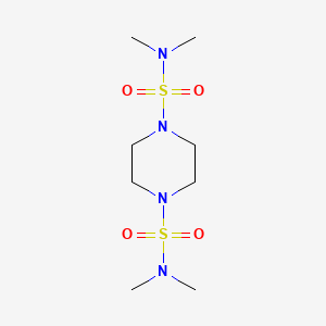 molecular formula C8H20N4O4S2 B4972113 N,N,N',N'-tetramethyl-1,4-piperazinedisulfonamide CAS No. 5433-59-0