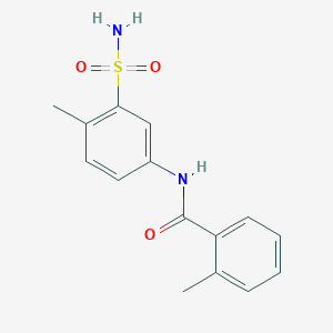 N-[3-(aminosulfonyl)-4-methylphenyl]-2-methylbenzamide