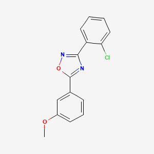 3-(2-chlorophenyl)-5-(3-methoxyphenyl)-1,2,4-oxadiazole