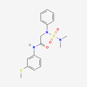 N~2~-[(dimethylamino)sulfonyl]-N~1~-[3-(methylthio)phenyl]-N~2~-phenylglycinamide