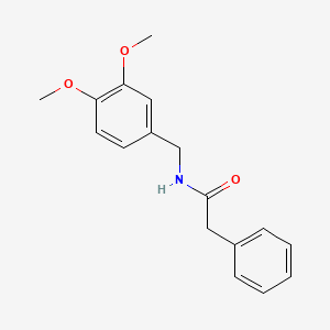 molecular formula C17H19NO3 B4972237 N-(3,4-dimethoxybenzyl)-2-phenylacetamide 
