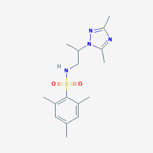 N-[2-(3,5-dimethyl-1H-1,2,4-triazol-1-yl)propyl]-2,4,6-trimethylbenzenesulfonamide