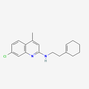 7-chloro-N-[2-(1-cyclohexen-1-yl)ethyl]-4-methyl-2-quinolinamine