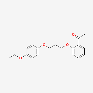 1-{2-[3-(4-ethoxyphenoxy)propoxy]phenyl}ethanone