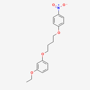 1-ethoxy-3-[4-(4-nitrophenoxy)butoxy]benzene