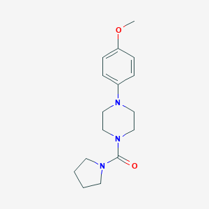 (4-(4-Methoxyphenyl)piperazin-1-yl)(pyrrolidin-1-yl)methanone
