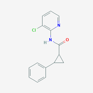 N-(3-chloro-2-pyridinyl)-2-phenylcyclopropanecarboxamide